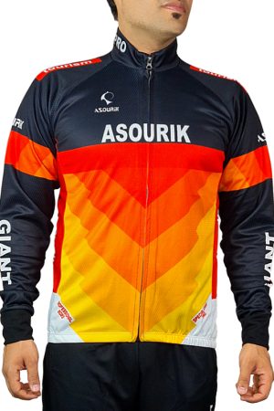 پیراهن دوچرخه سواری مشکی قرمز مدل PRO