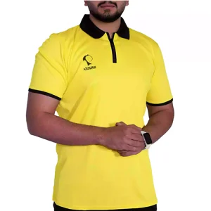 1تیشرت نیم زیپ زرد