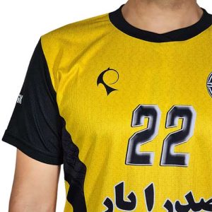 لباس و شورت زرد ومشکی 1