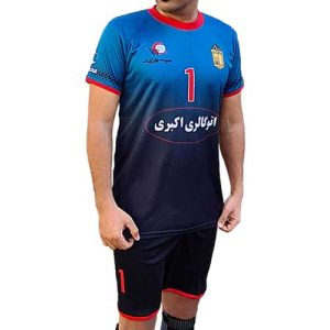کیت فوتبال آبی و مشکی