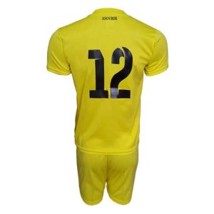 کیت فوتبال زرد 1