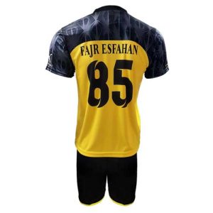 کیت فوتبال مشکی زرد 2