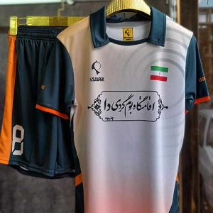 کیت-ورزشی-سفید-و-نارنجی-و-مشکی