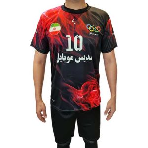کیت ورزشی قرمز و مشکی 1