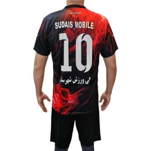 کیت ورزشی قرمز و مشکی 2